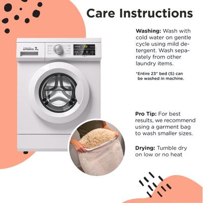 Show full view: Best Friends by Sheri The Original Calming Shag Fur Donut Cuddler Cat & Dog Bed, Cotton Candy, Small slide 8 of 11