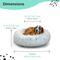 Show in main carousel: Best Friends by Sheri The Original Calming Shag Fur Donut Cuddler Cat & Dog Bed, Frost, X-Large slide 3 of 11