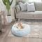 Show in main carousel: Best Friends by Sheri The Original Calming Shag Fur Donut Cuddler Cat & Dog Bed, Frost, X-Small slide 1 of 11