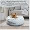 Show in main carousel: Best Friends by Sheri The Original Calming Shag Fur Donut Cuddler Cat & Dog Bed, Frost, X-Small slide 5 of 11
