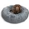 Show in main carousel: Best Friends by Sheri The Original Calming Shag Fur Donut Cuddler Cat & Dog Bed, Grey, Large slide 2 of 11