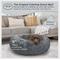 Show in main carousel: Best Friends by Sheri The Original Calming Shag Fur Donut Cuddler Cat & Dog Bed, Grey, Large slide 5 of 11