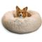 Show in main carousel: Best Friends by Sheri The Original Calming Shag Fur Donut Cuddler Cat & Dog Bed, Taupe, Medium slide 3 of 12