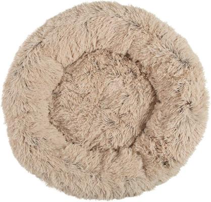 Show full view: Best Friends by Sheri Throw Shag Blanket, Taupe, Standard & Best Friends by Sheri The Original Calming Shag Fur Donut Cuddler Cat & Dog Bed, Taupe, X-Large slide 6 of 10