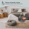 Show in main carousel: Best Friends by Sheri Ultra Calming Orthopedic Pouf Luxury Donut Dog Bed with Removable Cover, Gray, Small slide 6 of 11