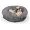Show in main carousel: Best Friends by Sheri Ultra Calming Orthopedic Pouf Luxury Donut Dog Bed with Removable Cover, Gray, Small slide 9 of 11