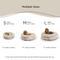 Show in main carousel: Best Friends by Sheri Ultra Calming Orthopedic Pouf Luxury Donut Dog Bed with Removable Cover, Tan, Small slide 7 of 10
