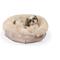 Show in main carousel: Best Friends by Sheri Ultra Calming Orthopedic Pouf Luxury Donut Dog Bed with Removable Cover, Tan, Small slide 8 of 10