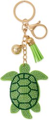 Best FURever Friends Crystal Turtle Purse Charm/Key Ring, Green