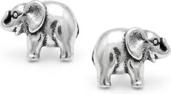 Best FURever Friends Sterling Silver Elephant Stud Earrings, Silver slide 1 of 3