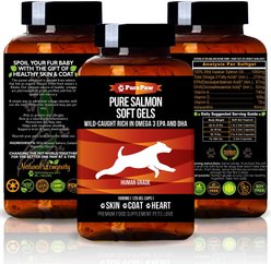 Best Paw Nutrition Wild Salmon Medium & Large Dog Soft Gels, 120 count slide 2 of 6
