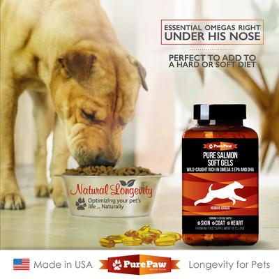 Show full view: Best Paw Nutrition Wild Salmon Medium & Large Dog Soft Gels, 120 count slide 5 of 8