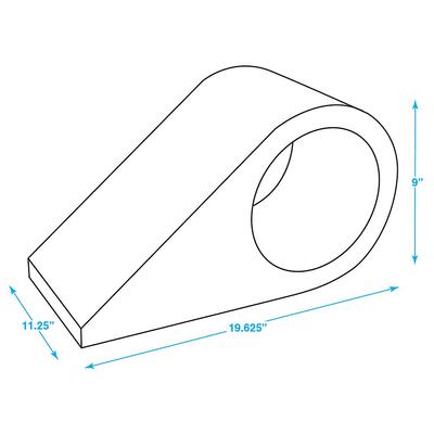 Show full view: Best Pet Supplies Catify Droplet Cardboard Catnip Scratcher Cat Toy slide 7 of 8