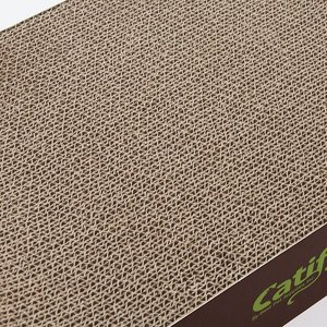 Best Pet Supplies Catify Lounger Cardboard Catnip Scratcher Cat Toy