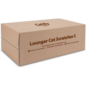 Best Pet Supplies Catify Lounger Cardboard Catnip Scratcher Cat Toy