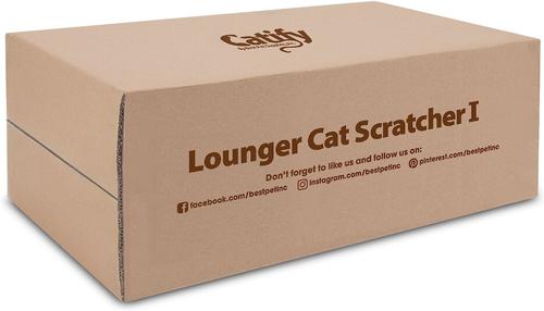 Show full view: Best Pet Supplies Catify Lounger Cardboard Catnip Scratcher Cat Toy slide 8 of 11