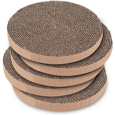 Best Pet Supplies Best Pet Supplies Catify Scratch & Spin Cat Scratcher Replacement Pads, 5 count