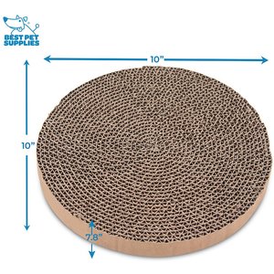 Best Pet Supplies Catify Scratch & Spin Cat Scratcher Replacement Pads, 5 count