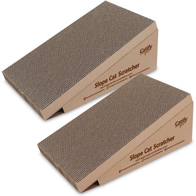 Best Pet Supplies Best Pet Supplies Catify Slope Catnip Scratcher Cat Toy, 2 count