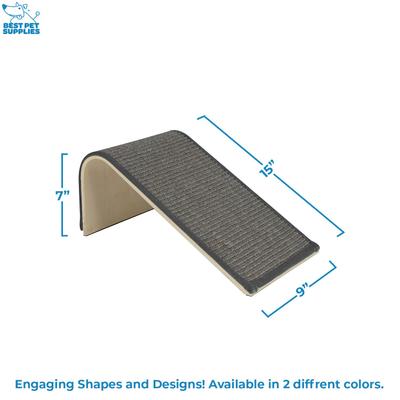 Show full view: Best Pet Supplies Catify Sloped Sisal Cat Scratcher, Gray slide 5 of 8