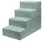 Show in main carousel: Best Pet Supplies CertiPUR-US Certified Foam Foldable Dog Steps, Teal, 4-Steps slide 1 of 7
