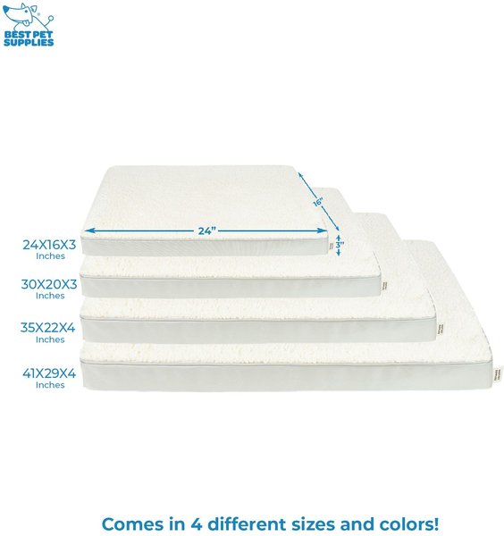 Best Pet Supplies Cute Orthopedic Bolster Dog & Cat Mat Bed