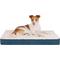 Show in main carousel: Best Pet Supplies Cute Orthopedic Bolster Dog & Cat Mat Bed, Blue, Large slide 1 of 8