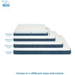 Show in main carousel: Best Pet Supplies Cute Orthopedic Bolster Dog & Cat Mat Bed, Blue, Medium slide 5 of 8