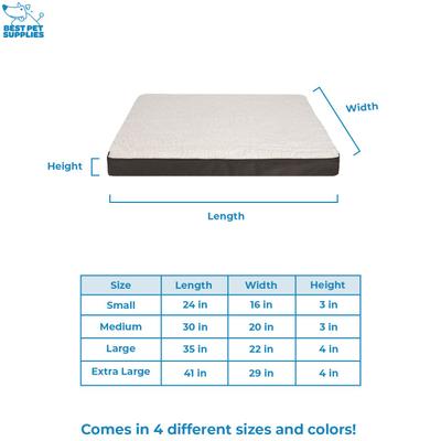 Show full view: Best Pet Supplies Cute Orthopedic Bolster Dog & Cat Mat Bed, Brown, Large slide 6 of 8