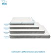 Show in main carousel: Best Pet Supplies Cute Orthopedic Bolster Dog & Cat Mat Bed, Gray, Small slide 5 of 8