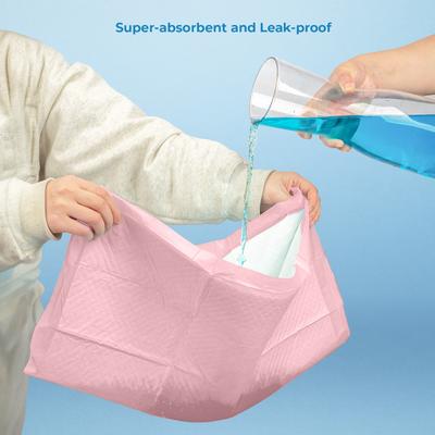 Show full view: Best Pet Supplies Disposable Puppy Pads Training Dog Potty Pads, Baby Pink, 23 x 22-in, 100 count slide 4 of 8