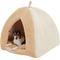 Show in main carousel: Best Pet Supplies Fleece Tent Covered Cat & Dog Bed, Tan, X-Large slide 4 of 9