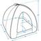 Show in main carousel: Best Pet Supplies Fleece Tent Covered Cat & Dog Bed, Tan, X-Large slide 5 of 9