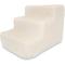 Show in main carousel: Best Pet Supplies Foam Cat & Dog Stairs, White Lambswool, 3-Step slide 1 of 8