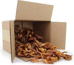 Best Pet Supplies GigaBite All-Natural Adult Pig Ear Slices Dog Chews, 2.2-lb bag
