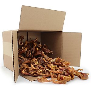 Best Pet Supplies GigaBite All-Natural Adult Pig Ear Slices Dog Chews, 2.2-lb bag