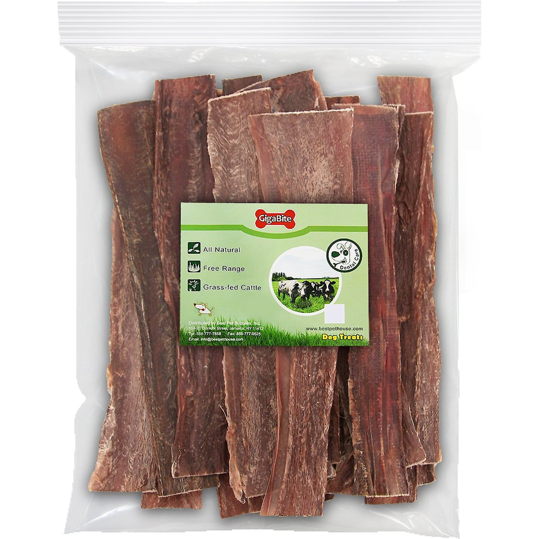 Best Pet Supplies GigaBite All Natural 12-inch Beef Esophagus Dog Treats, 18 count