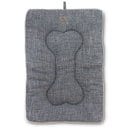 Best Pet Supplies Heavy Duty Dog Crate Mat, Gray Linen, Large