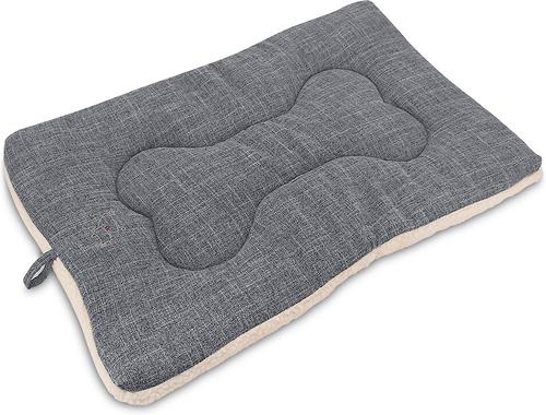 Show full view: Best Pet Supplies Heavy Duty Dog Crate Mat, Gray Linen, Large slide 3 of 6