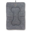 Best Pet Supplies Heavy Duty Dog Crate Mat, Gray Linen, Medium