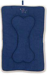Best Pet Supplies Heavy Duty Dog Crate Mat, Navy Blue, Medium