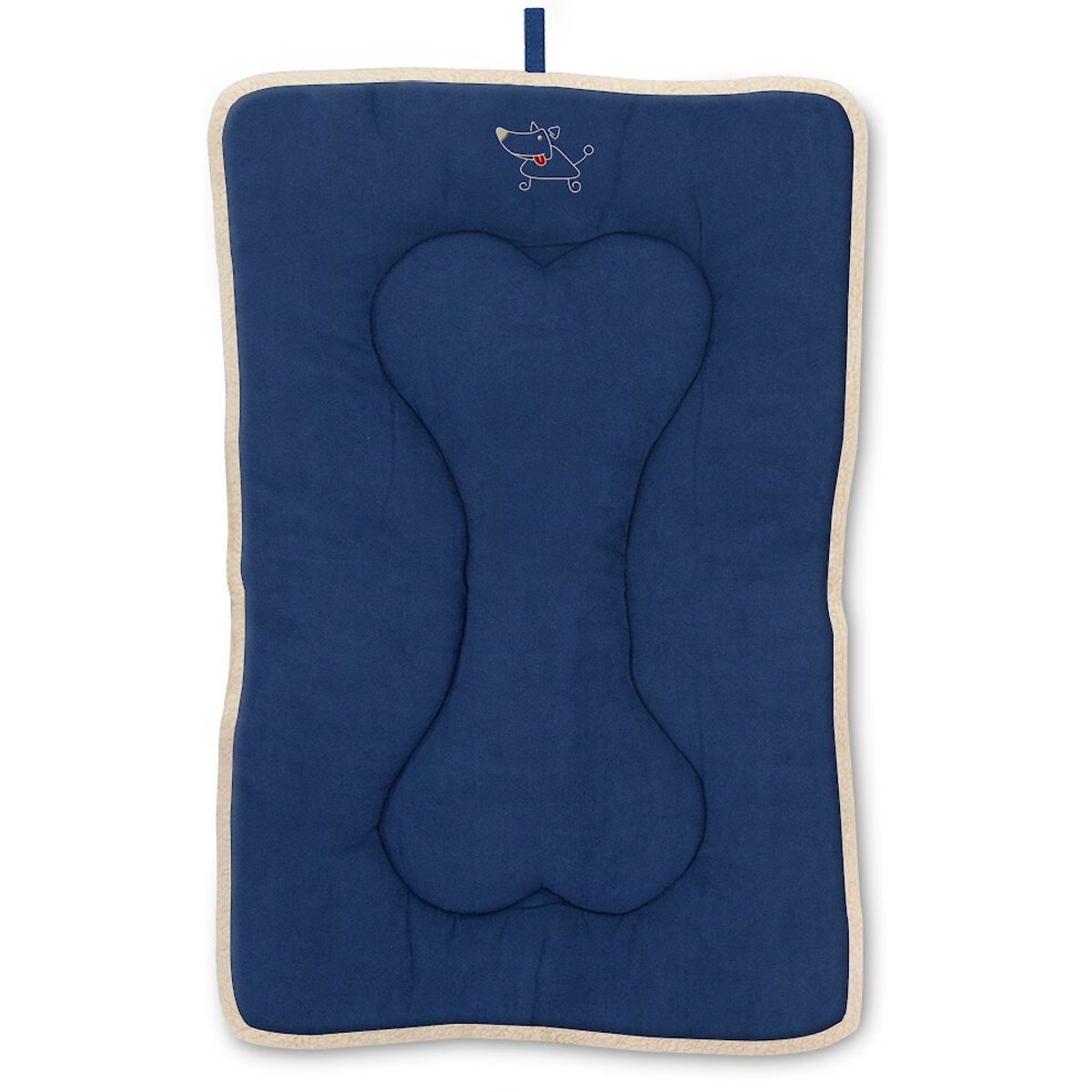 Best Pet Supplies Heavy Duty Dog Crate Mat, Navy Blue, Medium