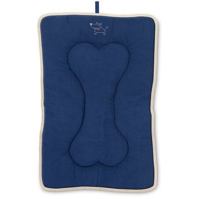 Best Pet Supplies Best Pet Supplies Heavy Duty Dog Crate Mat, Navy Blue, Medium