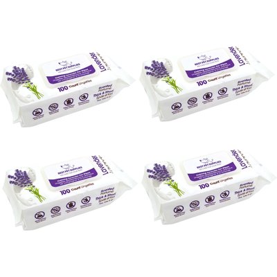 Best Pet Supplies Best Pet Supplies Lavender-Scented Calming Cat & Dog Grooming Wipes, 400 count