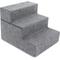 Show in main carousel: Best Pet Supplies Linen Covered Foam Foldable Cat & Dog Stairs, Gray, Small slide 2 of 7