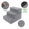 Show in main carousel: Best Pet Supplies Linen Covered Foam Foldable Cat & Dog Stairs, Gray, Small slide 4 of 7