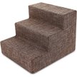 Show in main carousel: Best Pet Supplies Linen & Foam Cat & Dog Stairs, Brown, Small slide 1 of 5