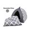 Show in main carousel: Best Pet Supplies Linen Tent Covered Cat & Dog Bed, Gray Lattice, X-Large slide 2 of 7