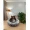 Show in main carousel: Best Pet Supplies Round Bolster Cat & Dog Bed, Light Gray, Large slide 1 of 6