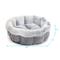 Show in main carousel: Best Pet Supplies Round Bolster Cat & Dog Bed, Light Gray, Large slide 5 of 6